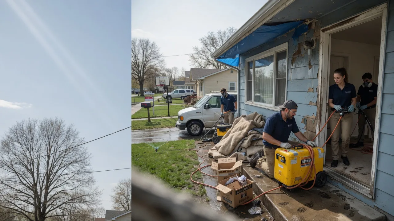 Basement Flood Cleanup in Clinton, WI near me